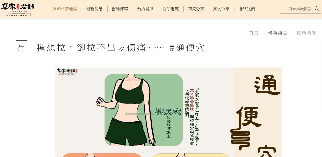 泉安堂中醫診所-有一種想拉，卻拉不出ㄉ傷痛~~~ #通便穴